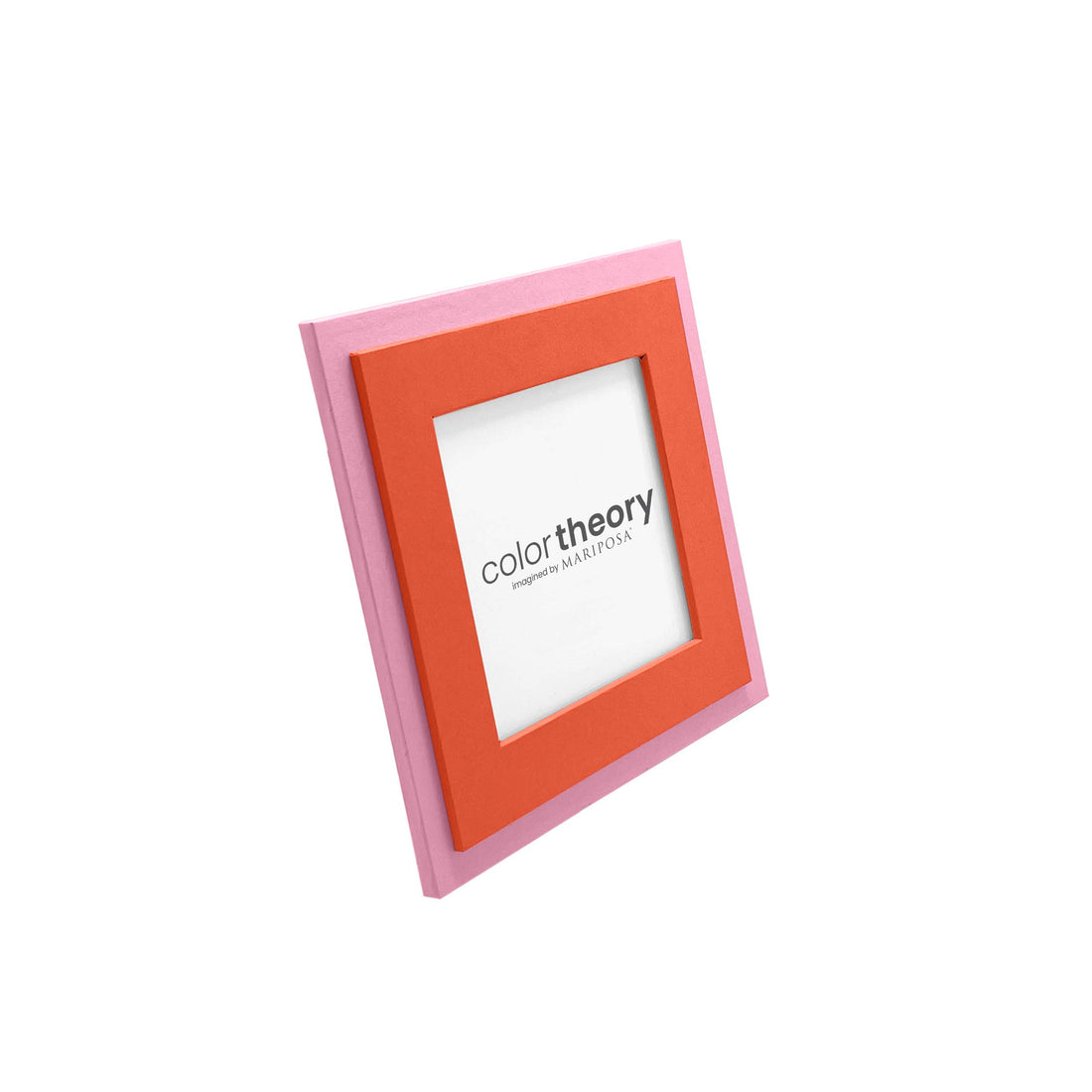 Tiered Tangerine and Pink 4x4 Frame