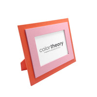 Tiered Pink and Tangerine 4x6 Frame