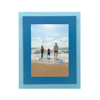 Tiered Denim Blue and Periwinkle 5x7 Frame