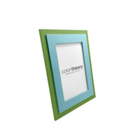 Tiered Sky Blue and Meadow Green 5x7  Frame