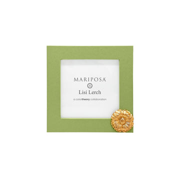 Flower Meadow Green 4x4 Frame