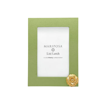 Flower Meadow Green 4x6 Frame