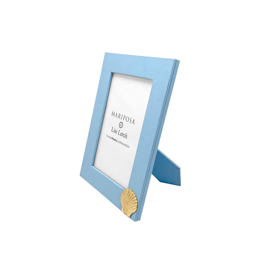 Scallop Periwinkle 4x6 Frame