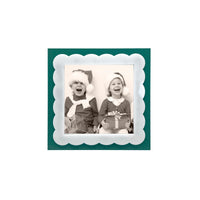 Emerald White Scallop 4x4 Frame