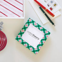 Green and Red Plaid 4x4 Frame