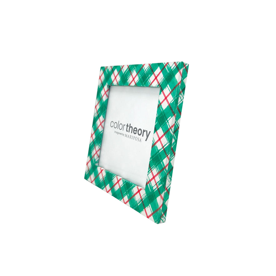Green and Red Plaid 4x4 Frame