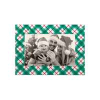 Green and Red Plaid 4x6 Frame
