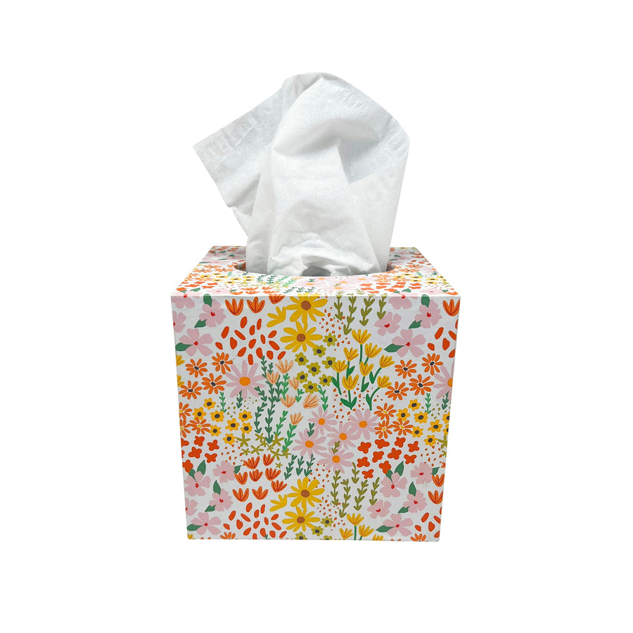 Botanical Tissue Box Cover