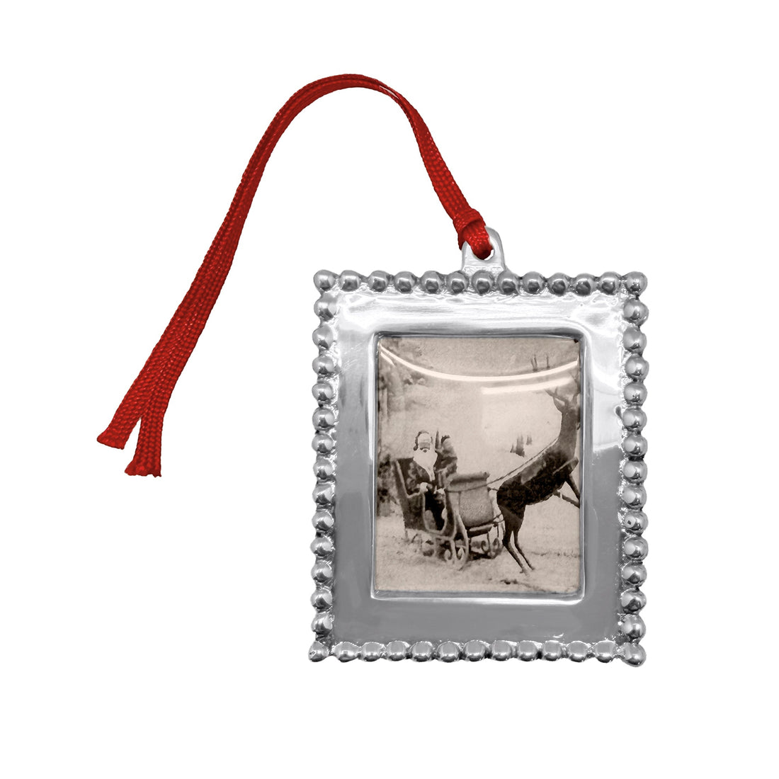 Beaded Photo Ornament