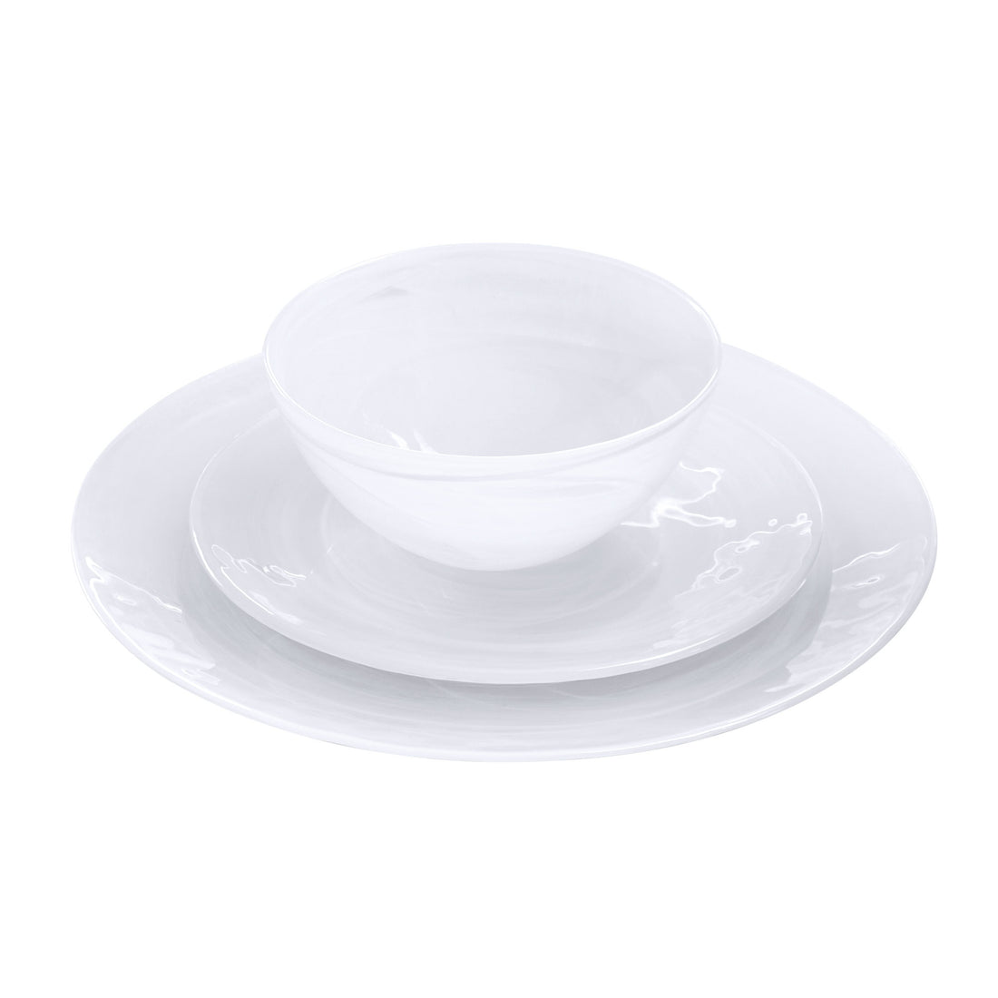 Alabaster White Dinner Set