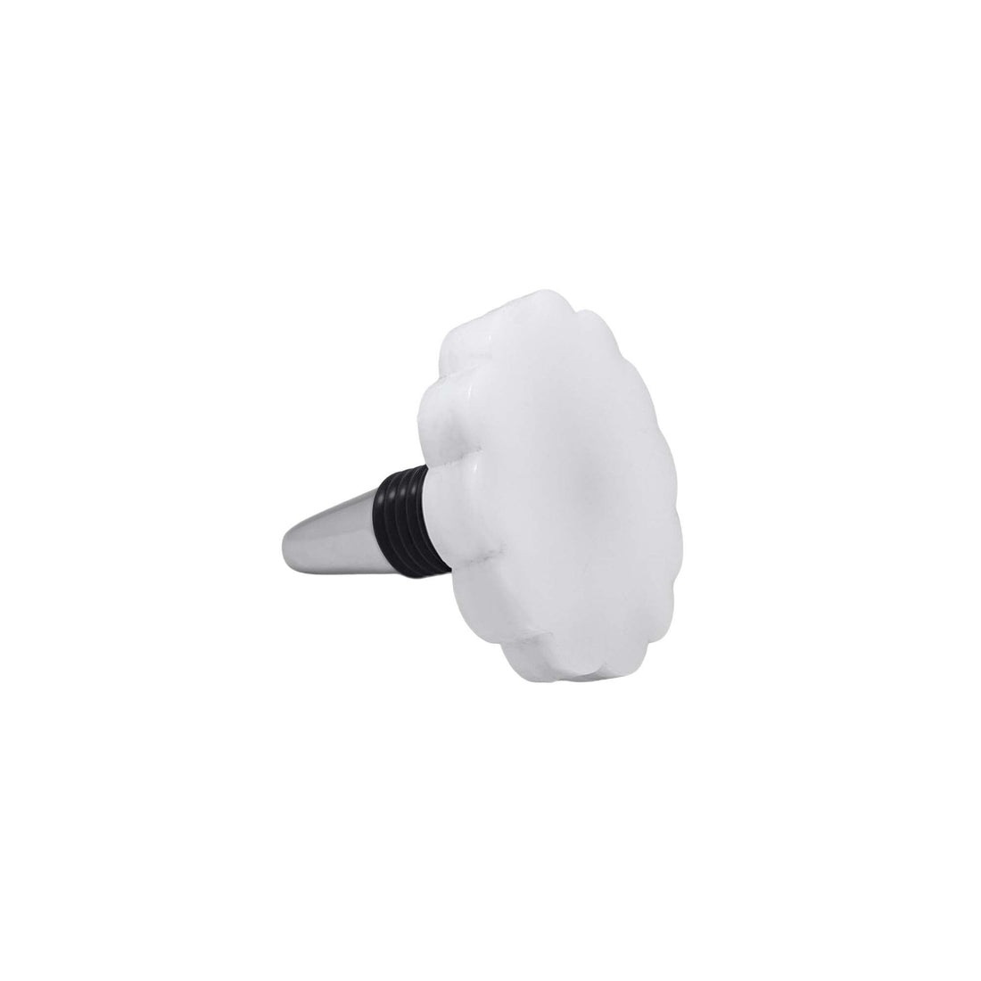 White Scallop Bottle Stopper