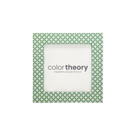 Double Sided Geometric Green and Rosa Pink 4x4 Frame