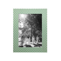 Double Sided Geometric Green and Rosa Pink  5x7 Frame