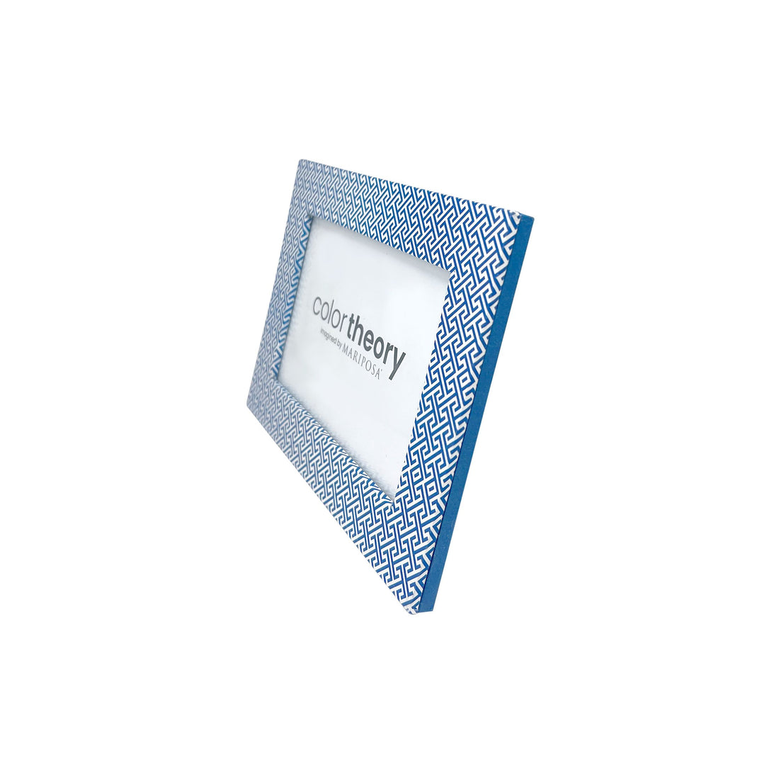 Double Sided Fretwork and Denim Blue 4x6 Frame