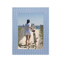 Double Sided Fretwork and Denim Blue 5x7 Frame
