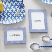 Double Sided Fretwork and Denim Blue 5x7 Frame