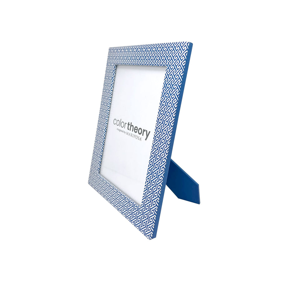 Double Sided Fretwork and Denim Blue 5x7 Frame