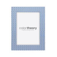 Double Sided Fretwork and Denim Blue 5x7 Frame