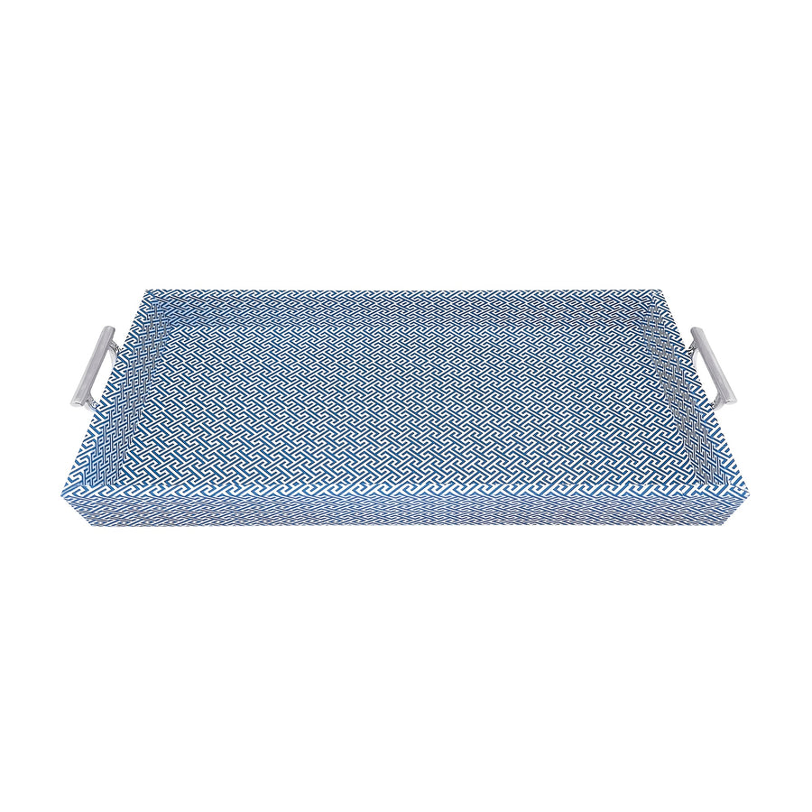 Fretwork Handled Tray with Acrylic Insert