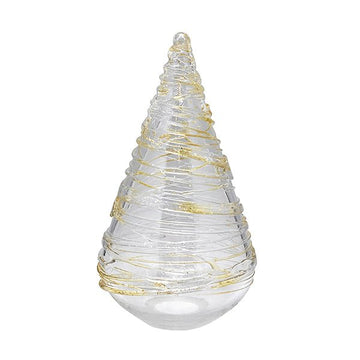 Gold Swirl Large Glass Tree-Decorative Accessories | Mariposa