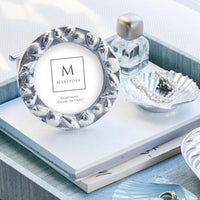 Round Seashell Border 4x4 Frame