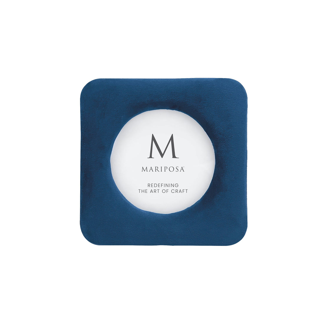 Lola Indigo Velvet Round 4x4 Frame
