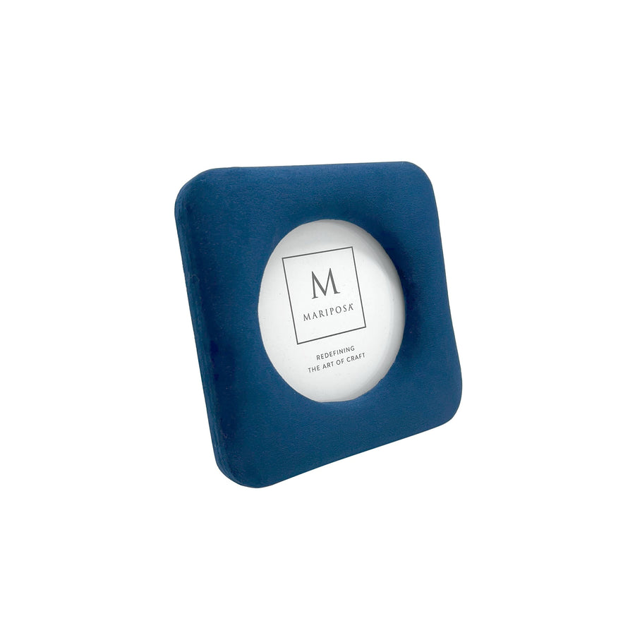Lola Indigo Velvet Round 4x4 Frame