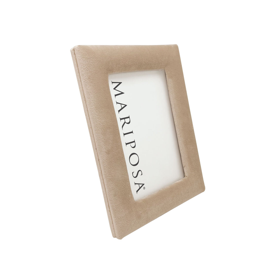 Lola Beige Velvet 4x6 Frame