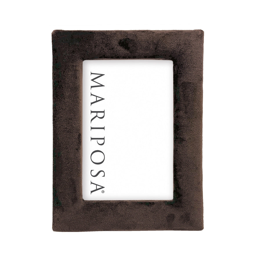 Lola Chocolate Velvet 4x6 Frame