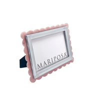 Pink Acrylic Scallop 4x6 Frame