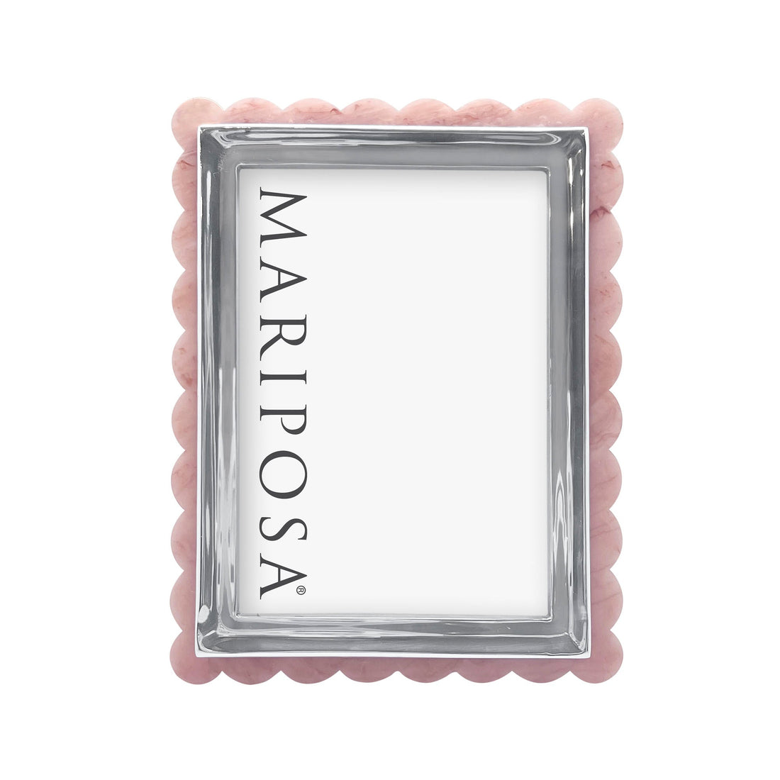 Pink Acrylic Scallop 5x7 Frame