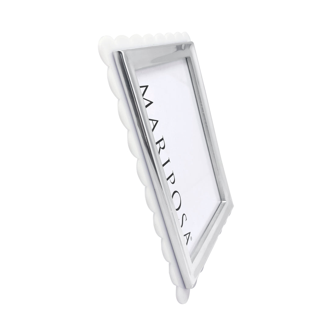 White Acrylic Scallop 5x7 Frame