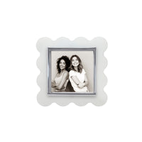 Mod White Acrylic Scallop 4x4 Frame