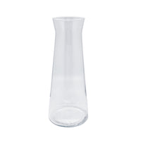 Carafe Fine Line transparente avec bord blanc