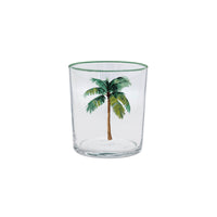 Palm Tree Suite of 4 Double Old Fashioned Glasses