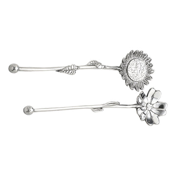 Sunflower & Cosmos Salad Servers