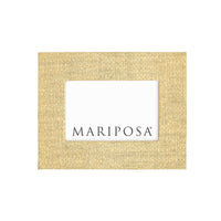 Sand Faux Grasscloth 4x6 Frame-Decorative Photo Frames | Mariposa