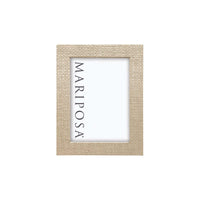 Coconut Grove Faux Grasscloth 5x7 Frame