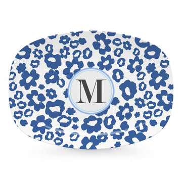 Blue Flower Power Platter - M-trays | Mariposa