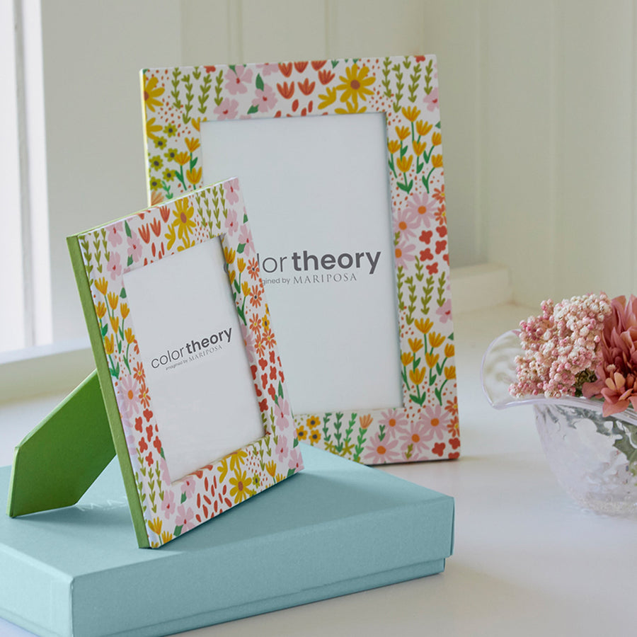 Double Sided Botanical and Meadow 4x4 Frame