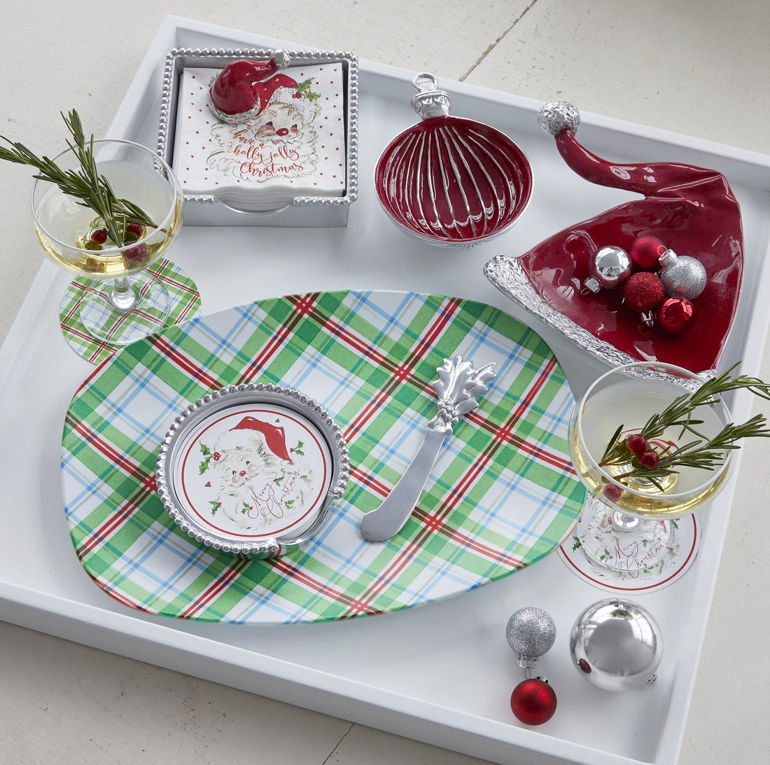 Red Ornament Candy Dish