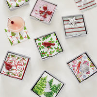 Ornament Beaded Napkin Box Set