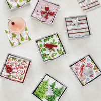 Dotty Tree Beaded Napkin Box