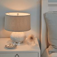 Ceramic Sea Urchin Table Lamp- | Mariposa