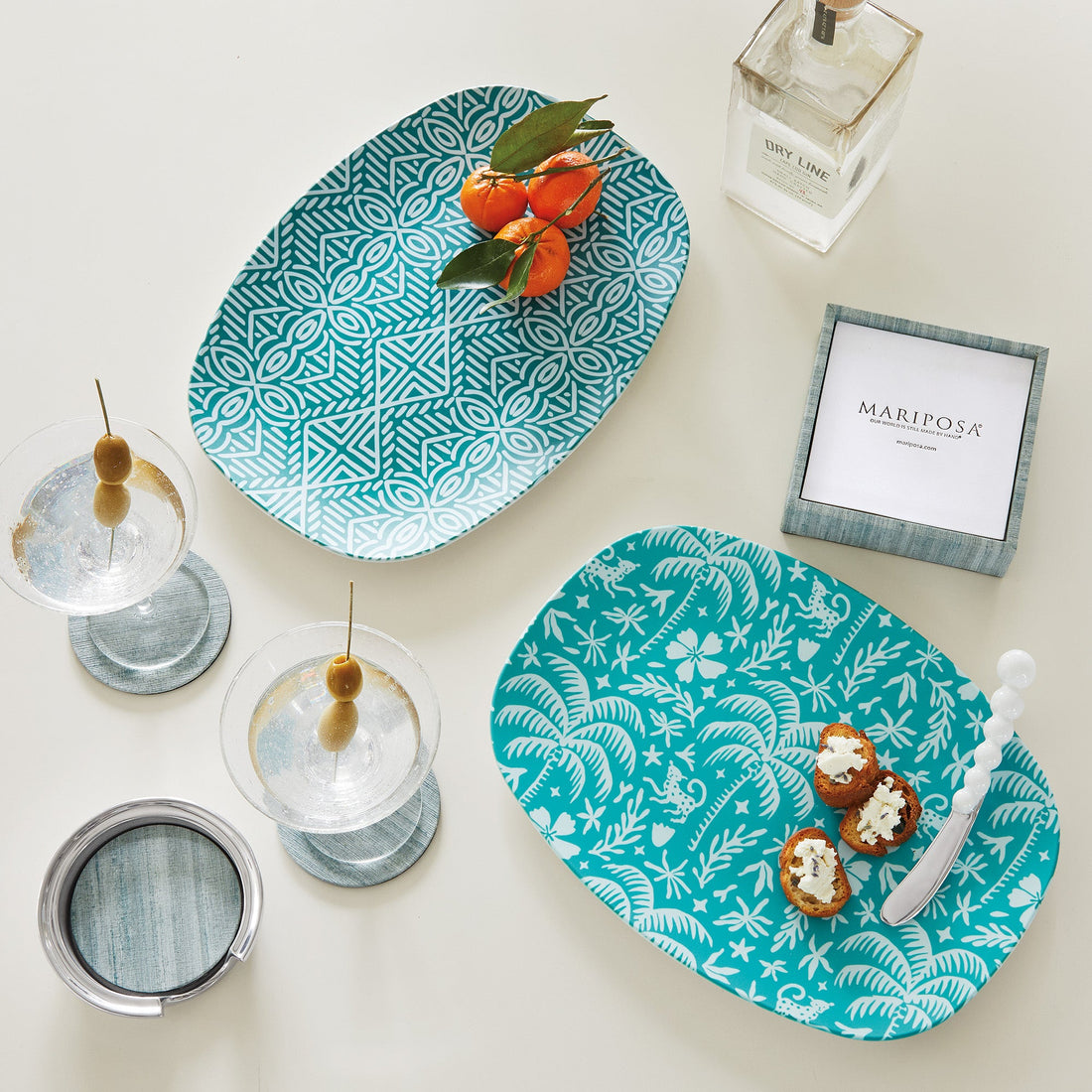 Jungle Teal Platter