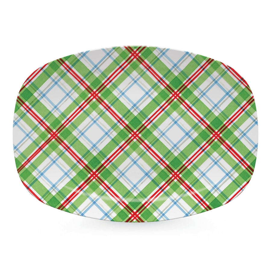 Christmas Tartan Plaid Platter