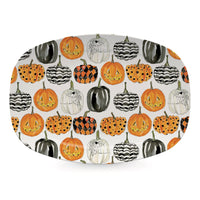 Pumpkin Pattern Platter