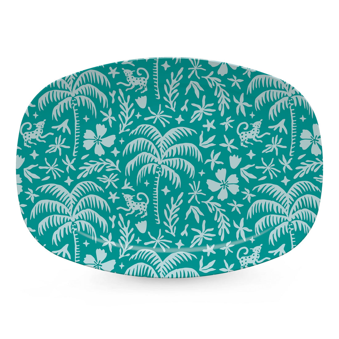 Jungle Teal Platter