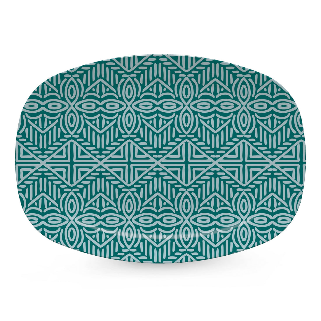 Tangiers Teal Platter