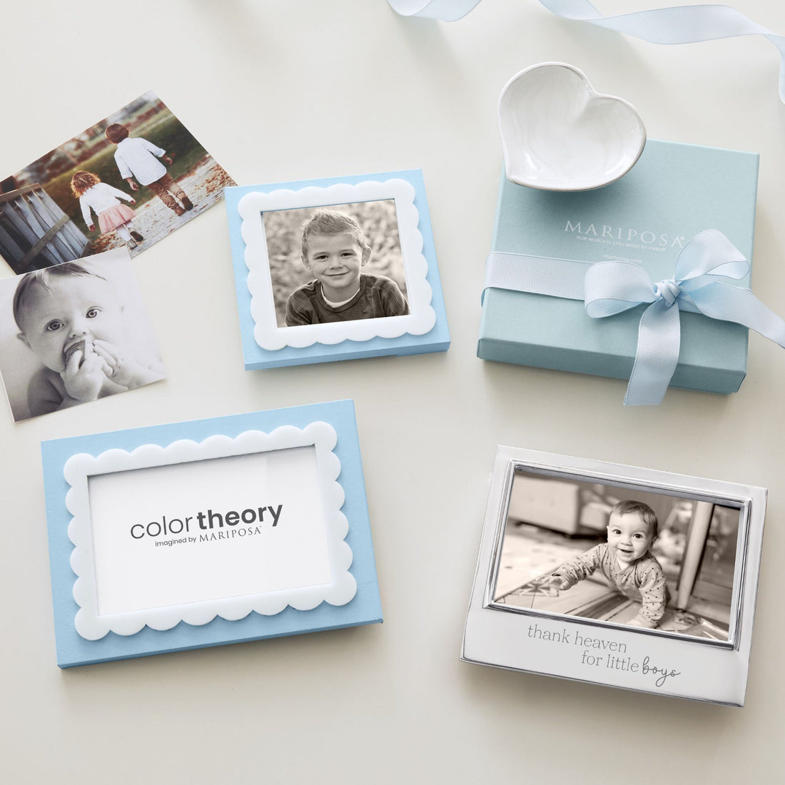 THANK HEAVEN FOR LITTLE BOYS Signature 4x6 Frame